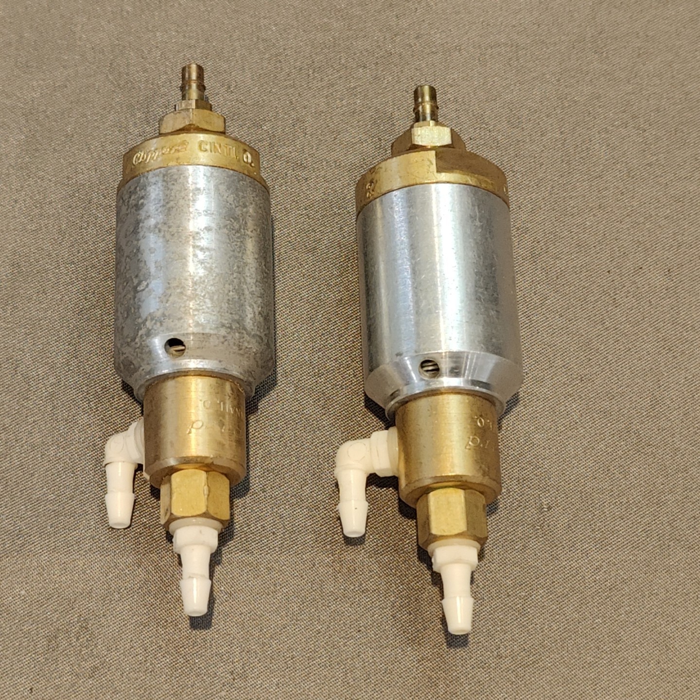 Lot Of 2 Clippard CS-1672 Air Valve from Brown and Sharpe Microval CMM