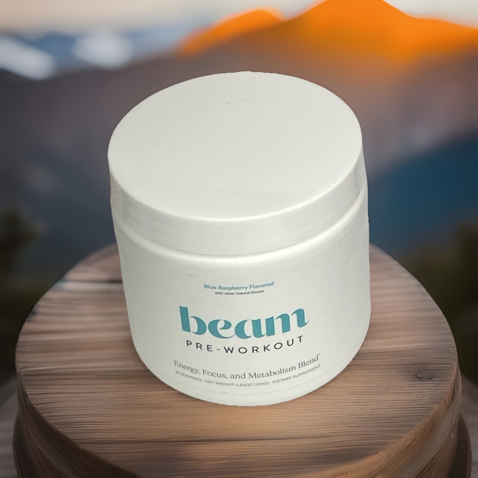 beam Pre-Workout, Blue Raspberry, 6.84 oz (194 g)