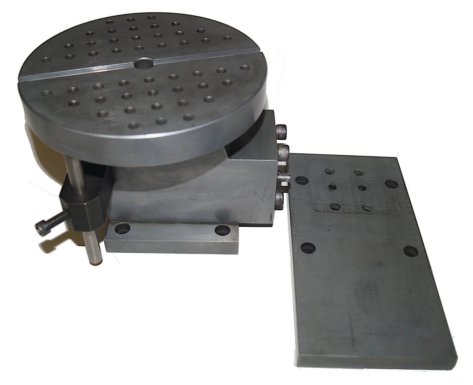 Horizontal Vertical 6-1/2" Rotary Table, Spin Index Whirley Gig Grinding Fixture