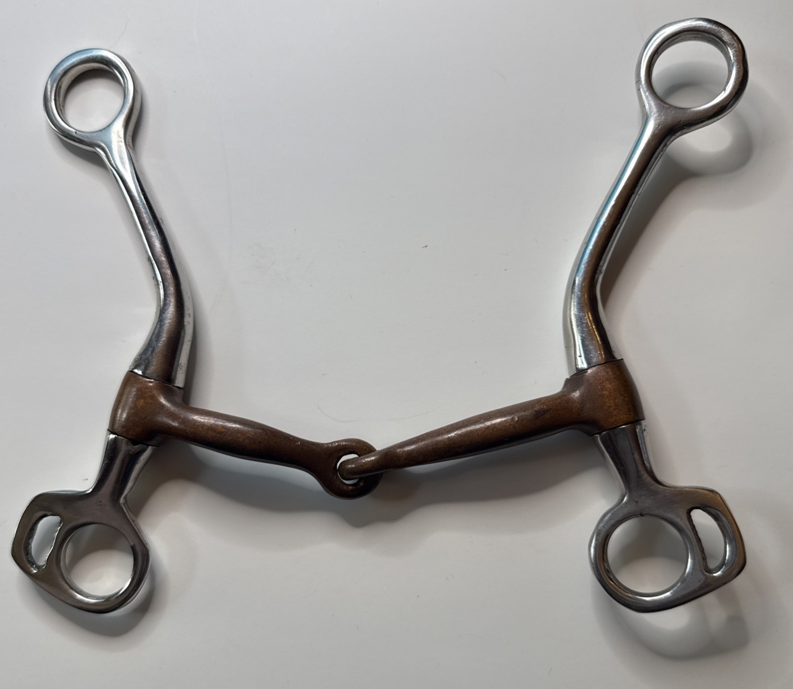 Vintage Snaffle Bit with Shanks