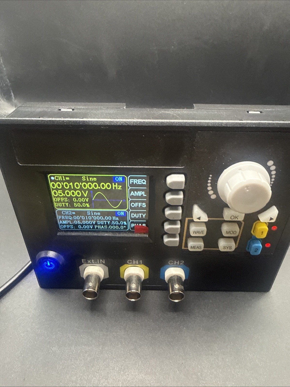 Koolertron GH-CJDS38-B 60MHz DDS Dual Channel Function Signal Generator