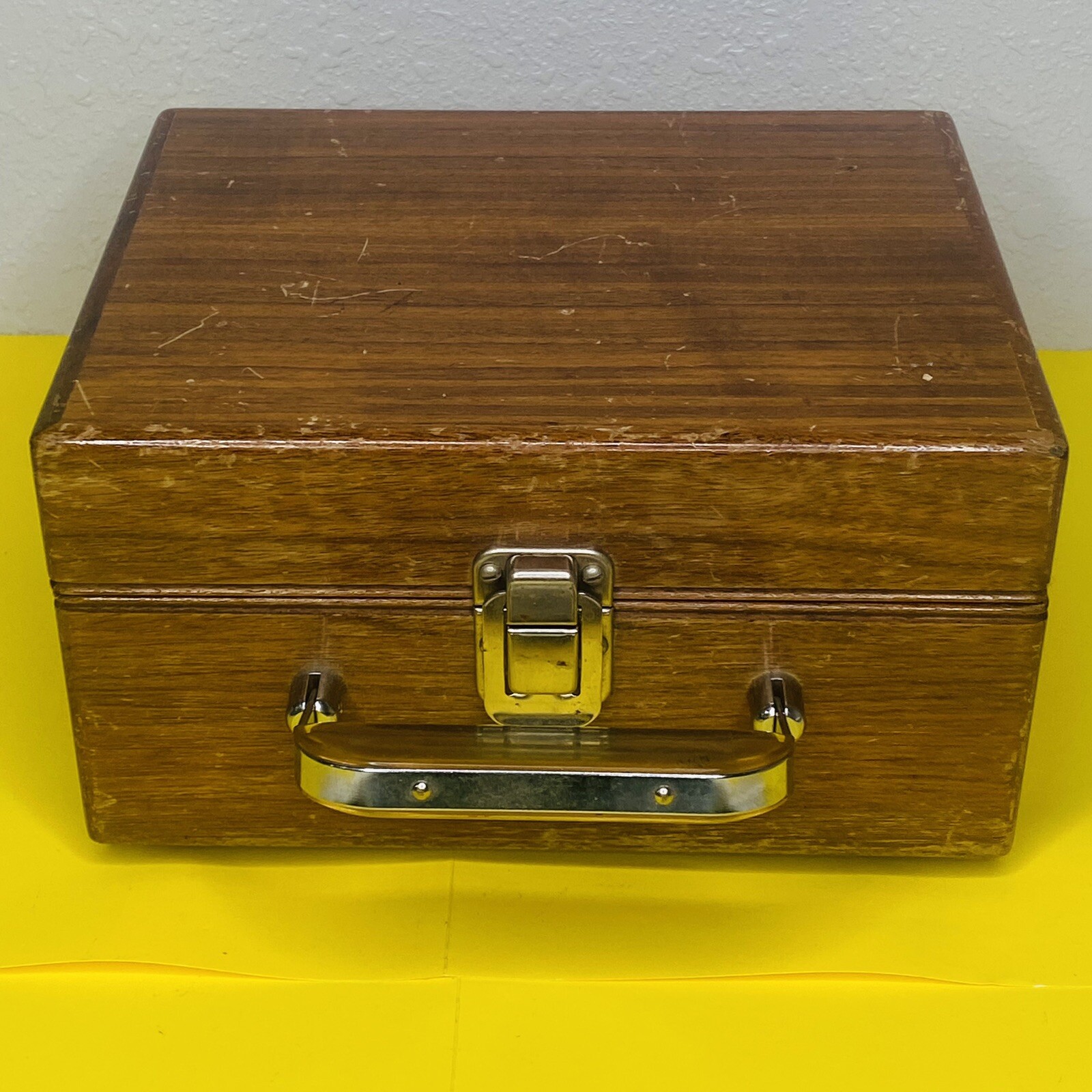 Vtg ALNOR PORTABLE PYROMETER TYPE 4200 ILLINOIS TESTING LABS Untested Wood Box