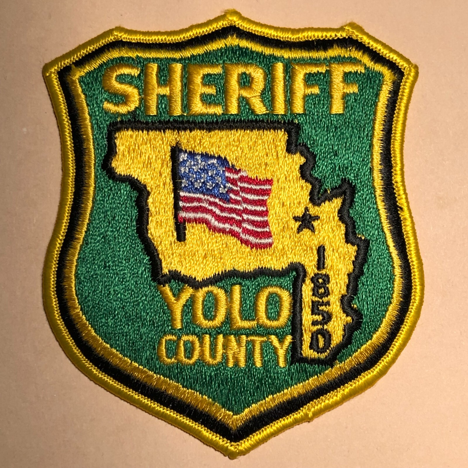 CALIFORNIA CA YOLO COUNTY SHERIFF NICE SHOULDER PATCH POLICE