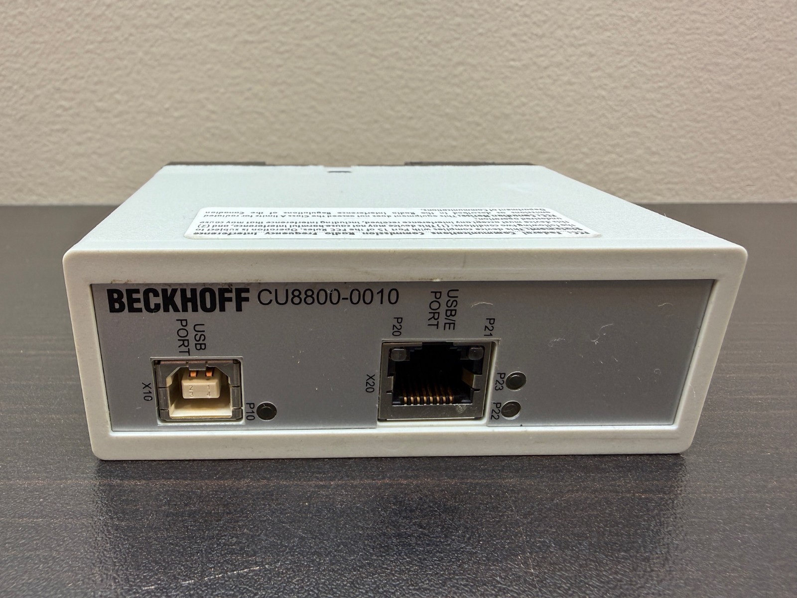 Beckhoff CU8800-0010 USB to RS232 Serial Interface Adapter Industrial