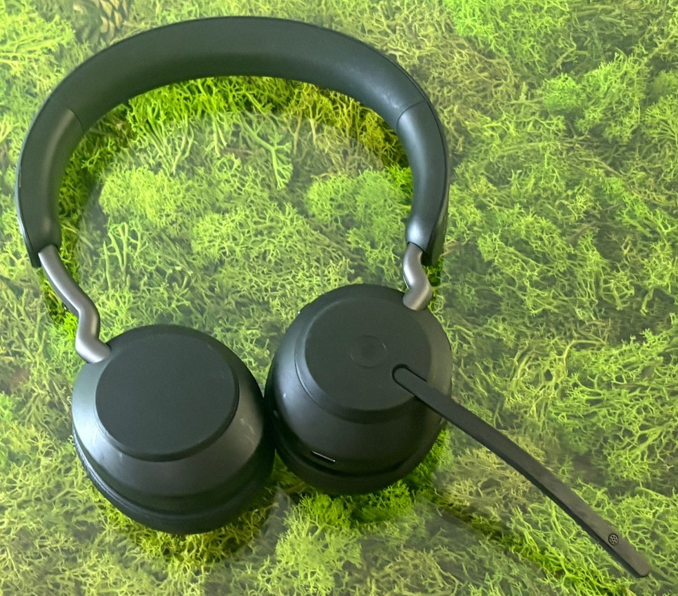 Jabra Evolve2 65 Stereo Wireless Headset (MS Teams, USB-C) - Beige