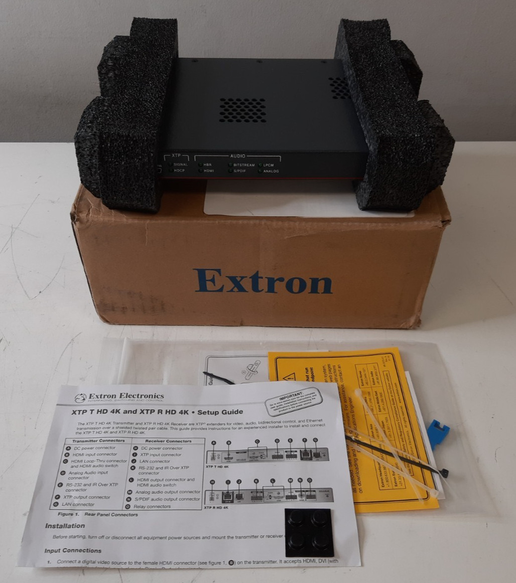 Extron XTP R HD 4K (60-1524-13) HDMI Network Receiver - No AC Adapter - New
