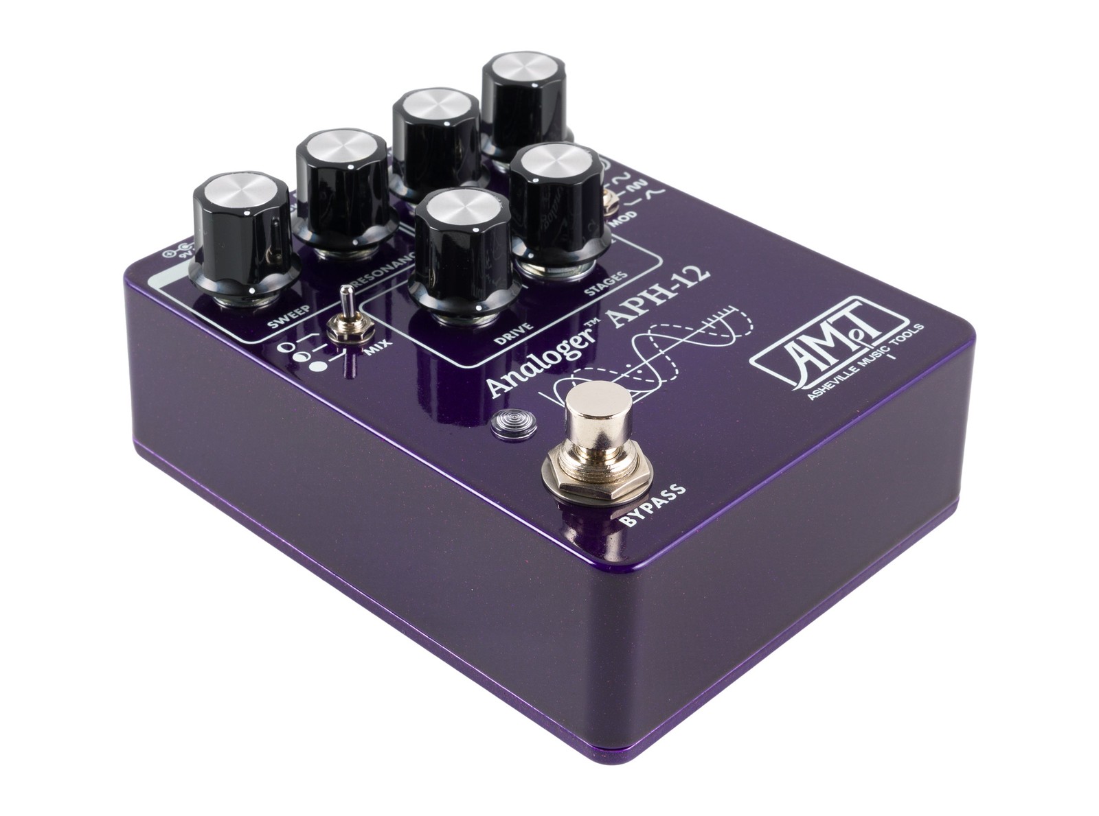 Asheville Music Tools APH-12 12-Stage Phaser Pedal EFFECTS NEW PERFECT CIRCUIT