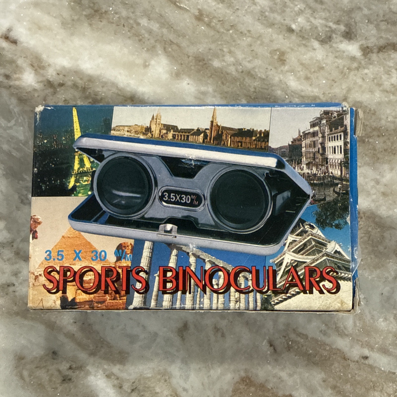 Vintage 1960s Sports Binoculars Japan 3.5 X 30 New