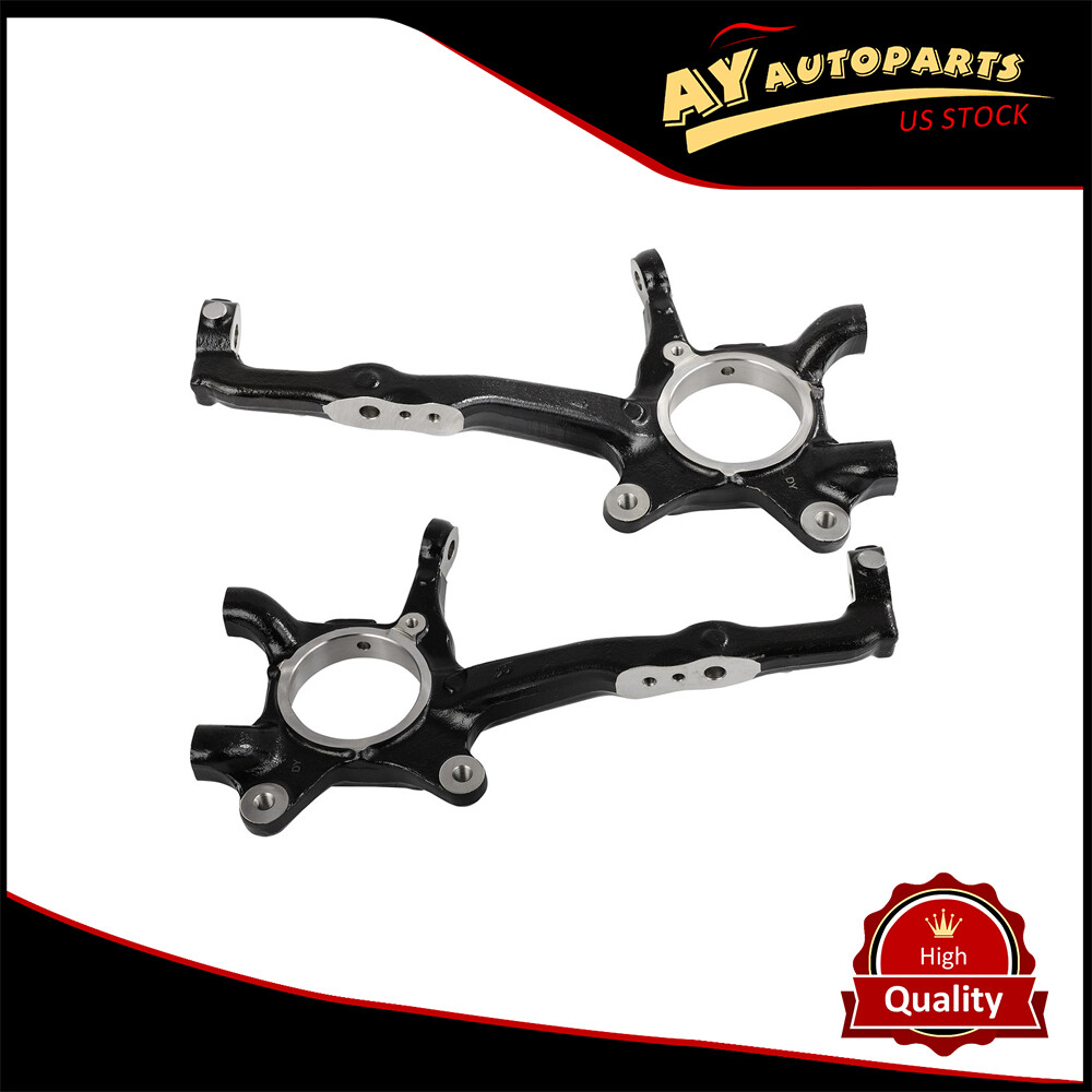 2X Front Steering Knuckle For Lexus GX460 2010 - 2014 2015 For Toyota 4Runner