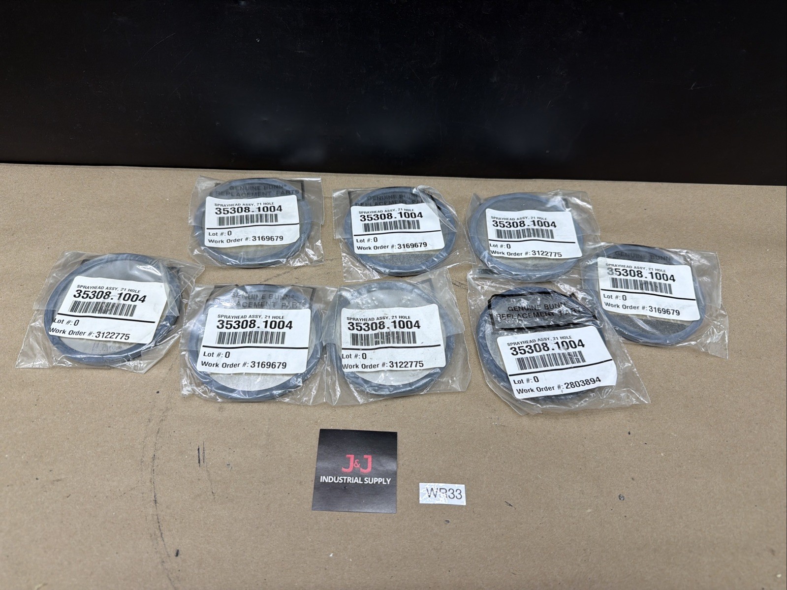 New Lot Of 8 Bunn 35308.1004 Sprayhead Assembly 21 Hole Warranty 🇺🇸