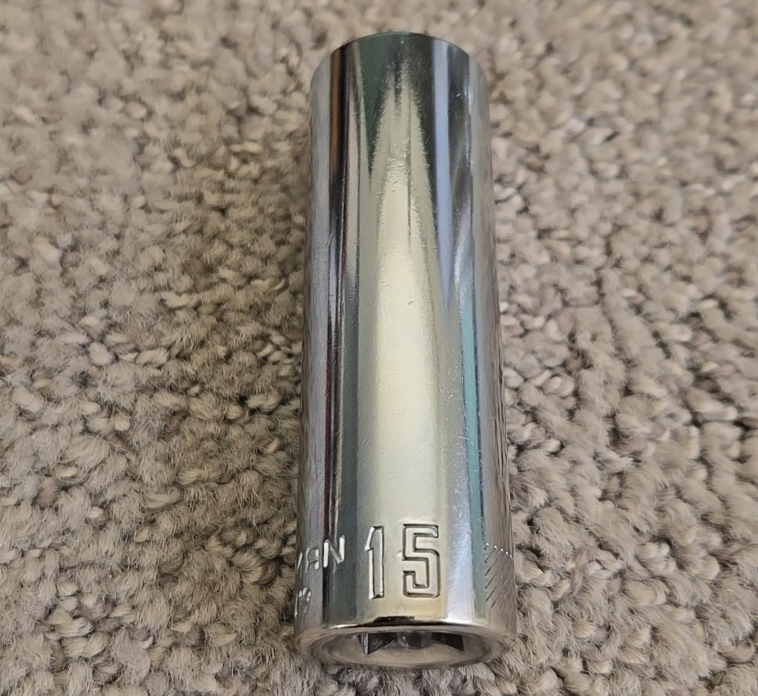 Craftsman CMMT 3/8" Drive 12pt  Deep Well Socket - SAE/Metric - Choose a Size