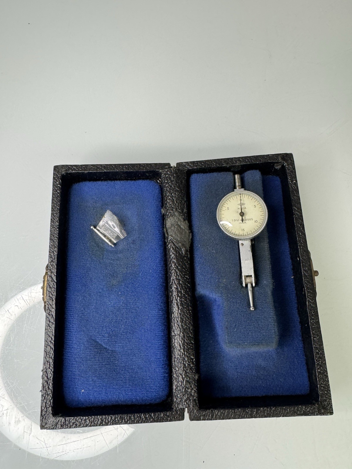 Vintage Alina K24 Dial Test Indicator .0005” With Original Case *See Info*