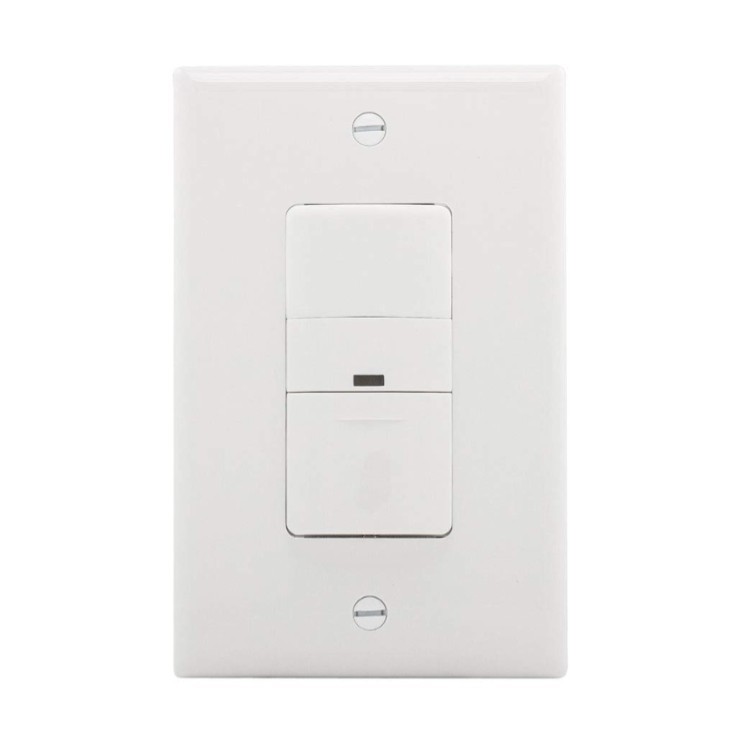 Eaton OS306U-LA 600W Wall Mount Occupancy Vacancy Sensor, Light Almond