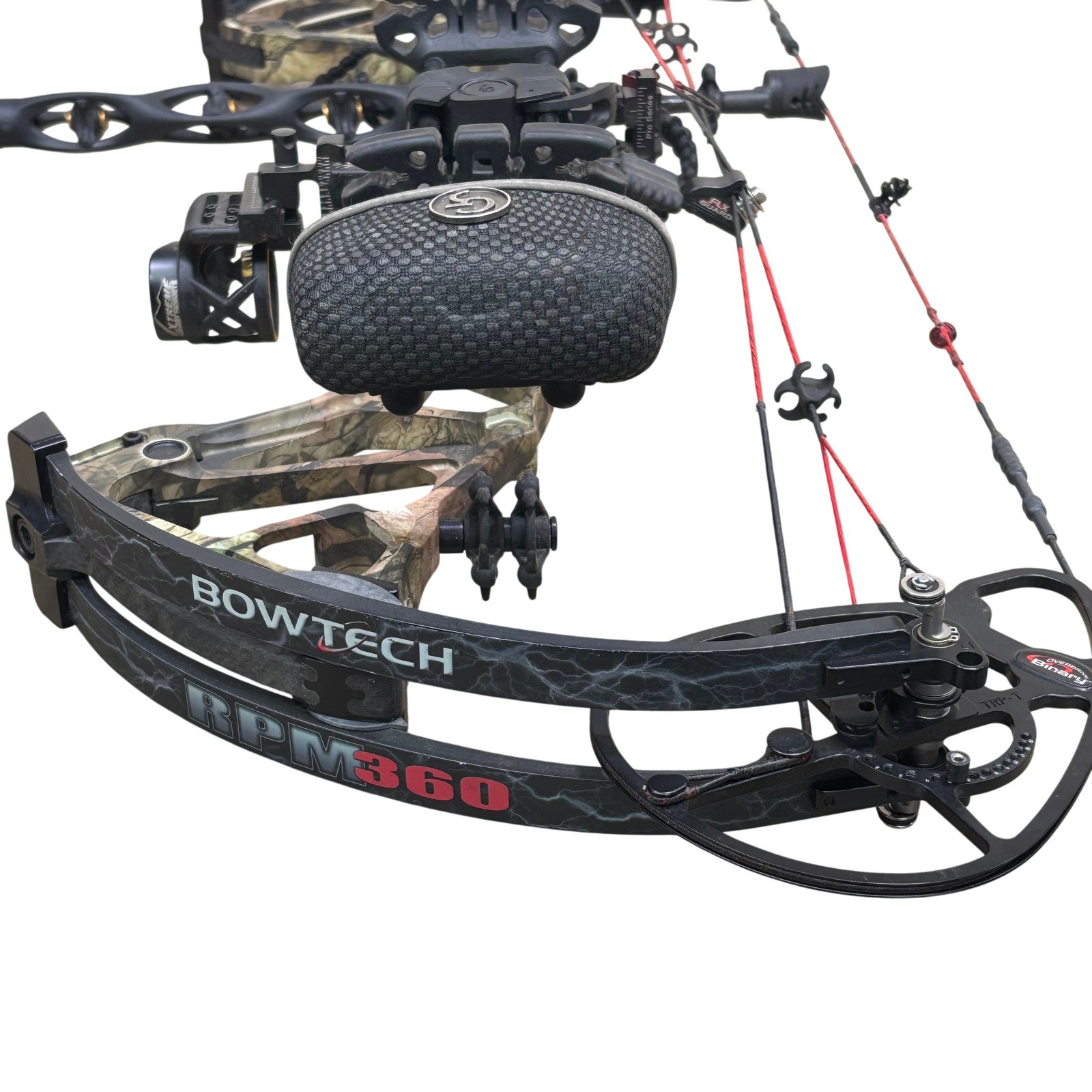 Bowtech RPM 360 Adjustable Right Hand Compound Bow Camo DL 29"- DW 60lb