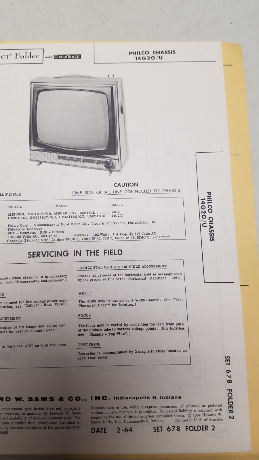 Sam's Photo Facts #678 2/64 complete set (D)