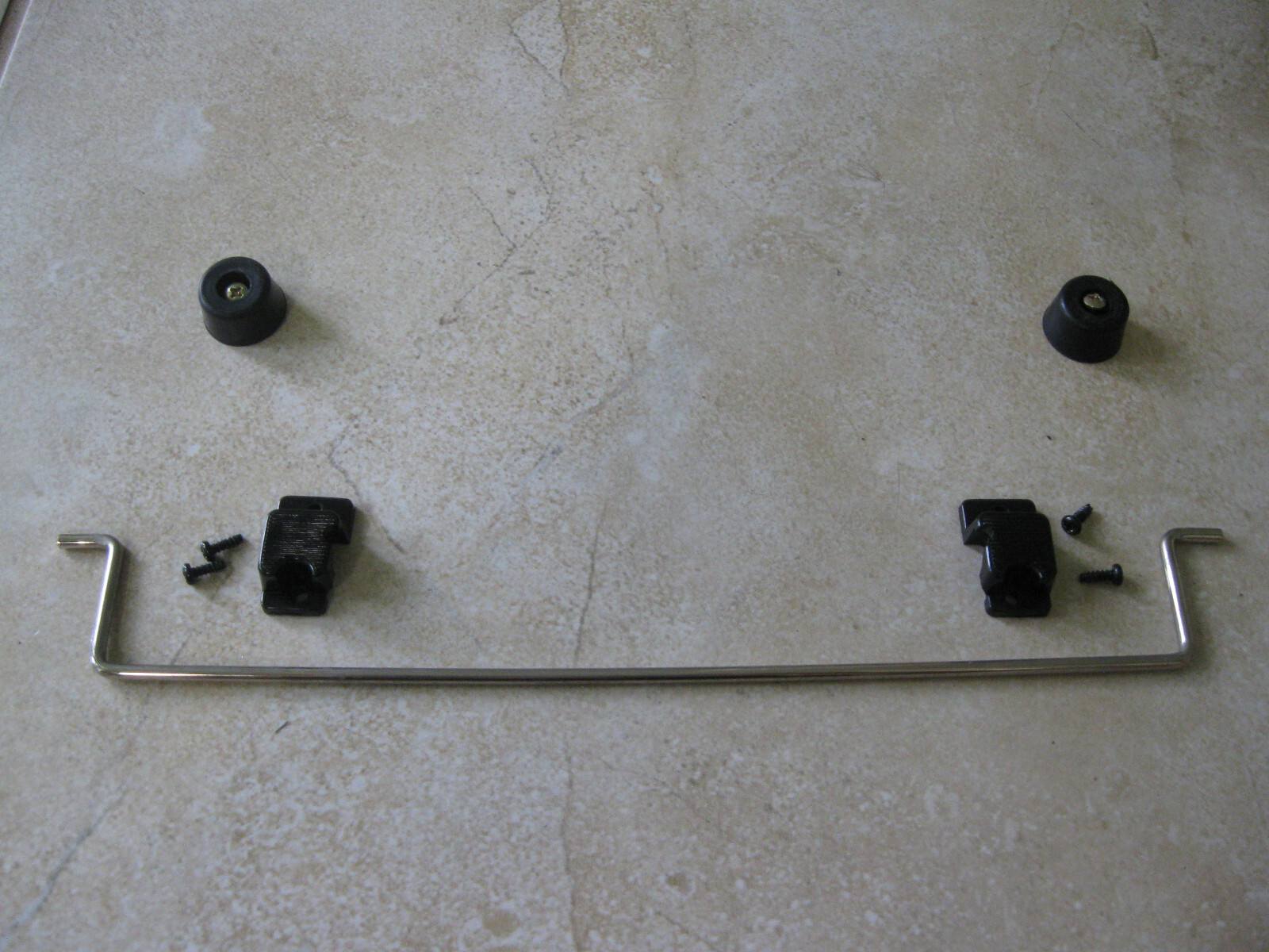 Icom IC-736 Bottom cabinet tilt bale and rear feet w/hardware in Excellent shape