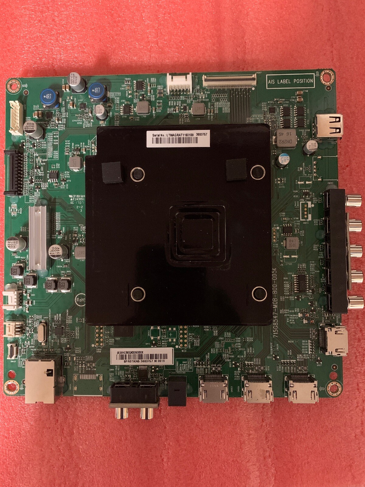 VIZIO E75-E1 MAIN BOARD XHCB0QK005000X 756TXHCB0QK005