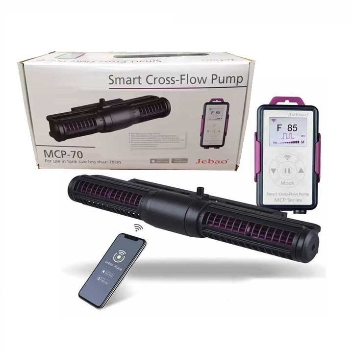 Jebao WIFI Aquarium Wave Maker, Cross Flow Pump with LED Display Controller