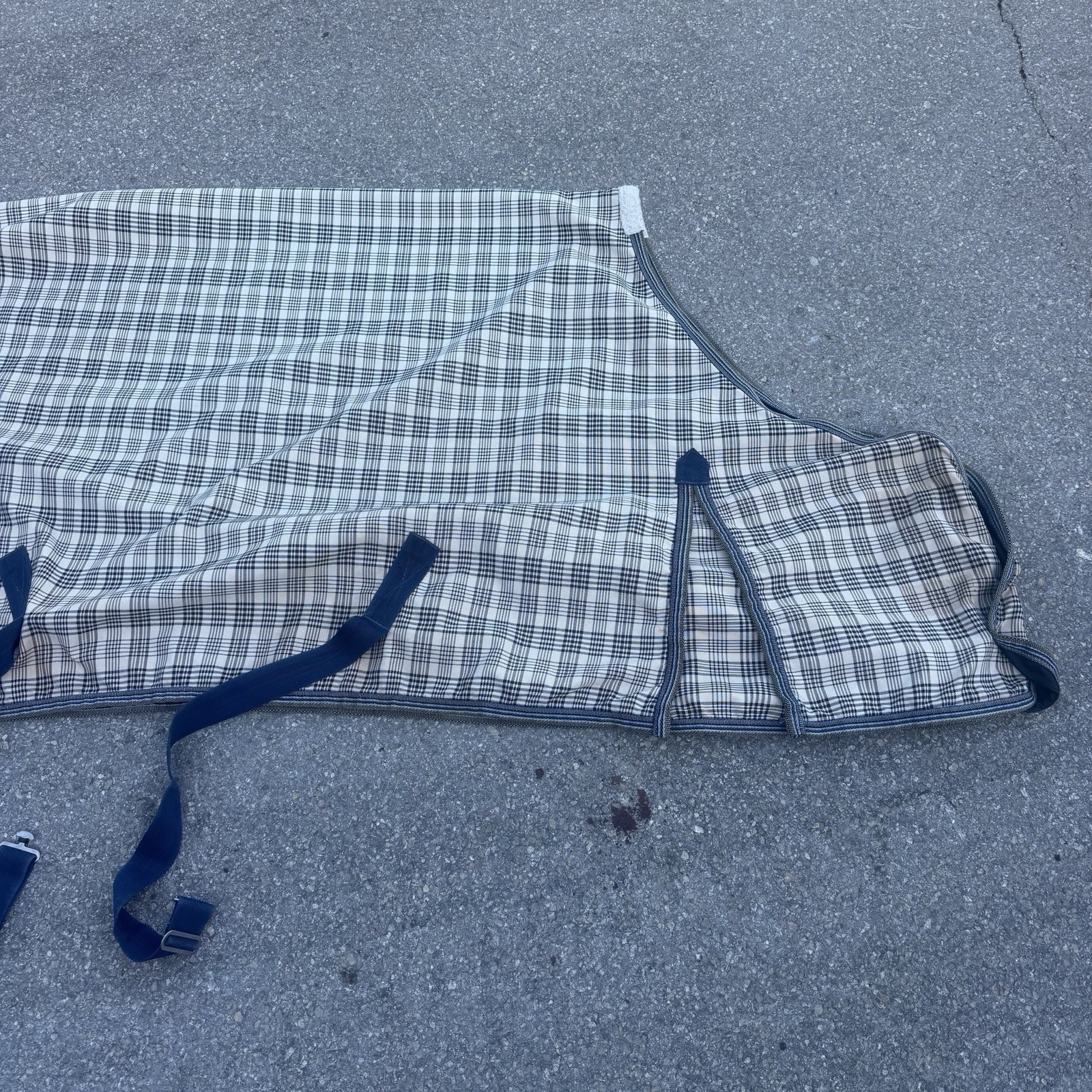 Size 82” Baker Plaid Horseback Riding Sheet Blanket