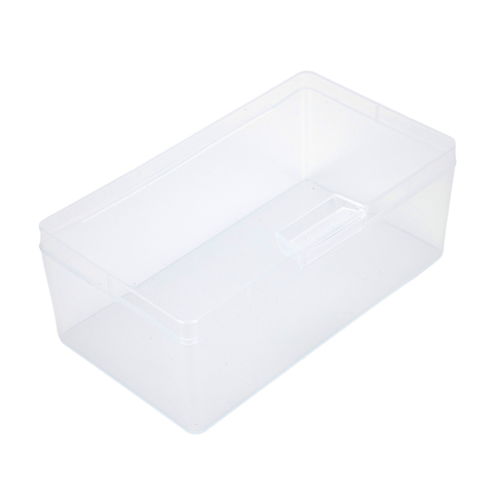 Plastic Storage Box Transparent With Lid Collection Container Organiser
