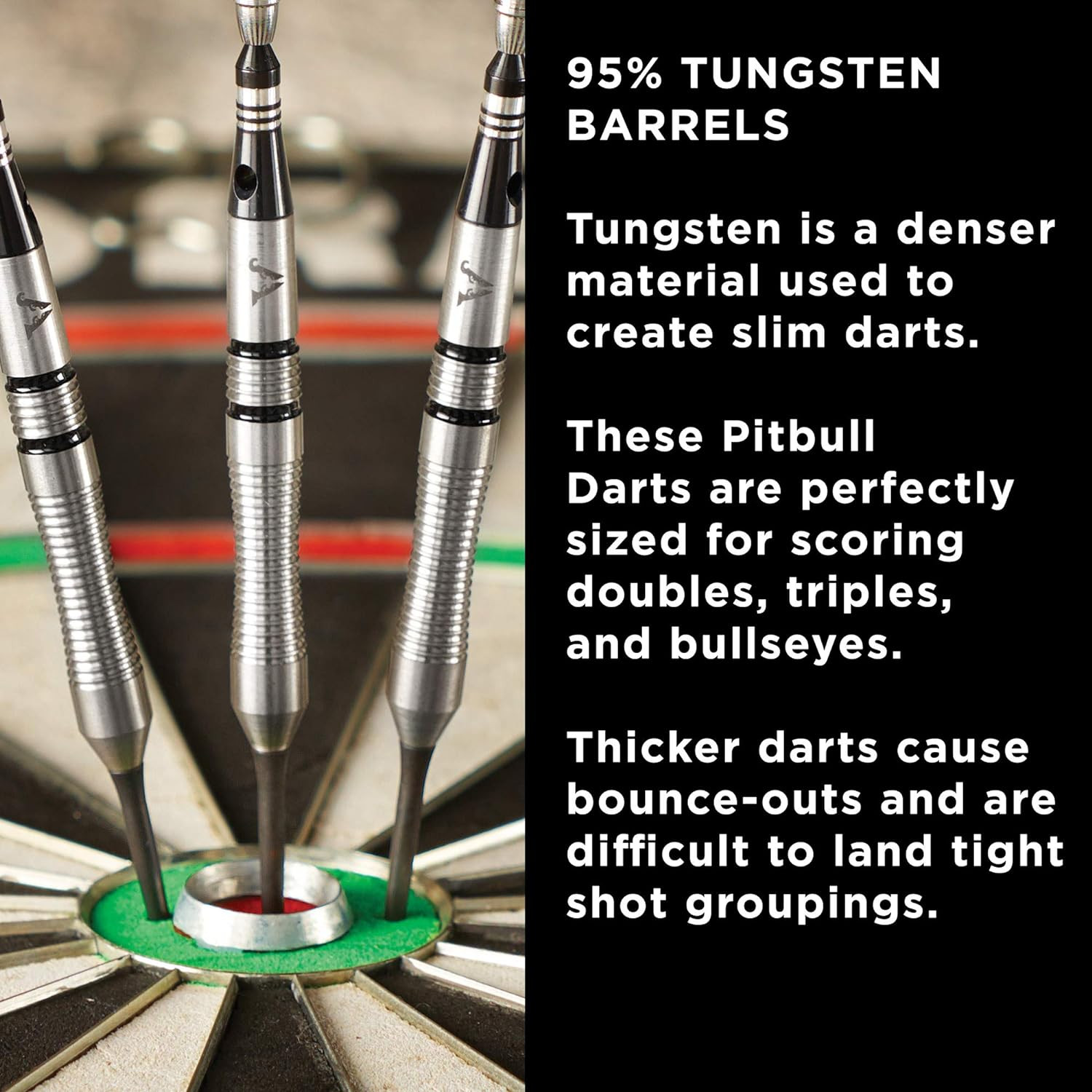 Blitz 95% Tungsten Steel Tip Darts with Storage/Travel Case