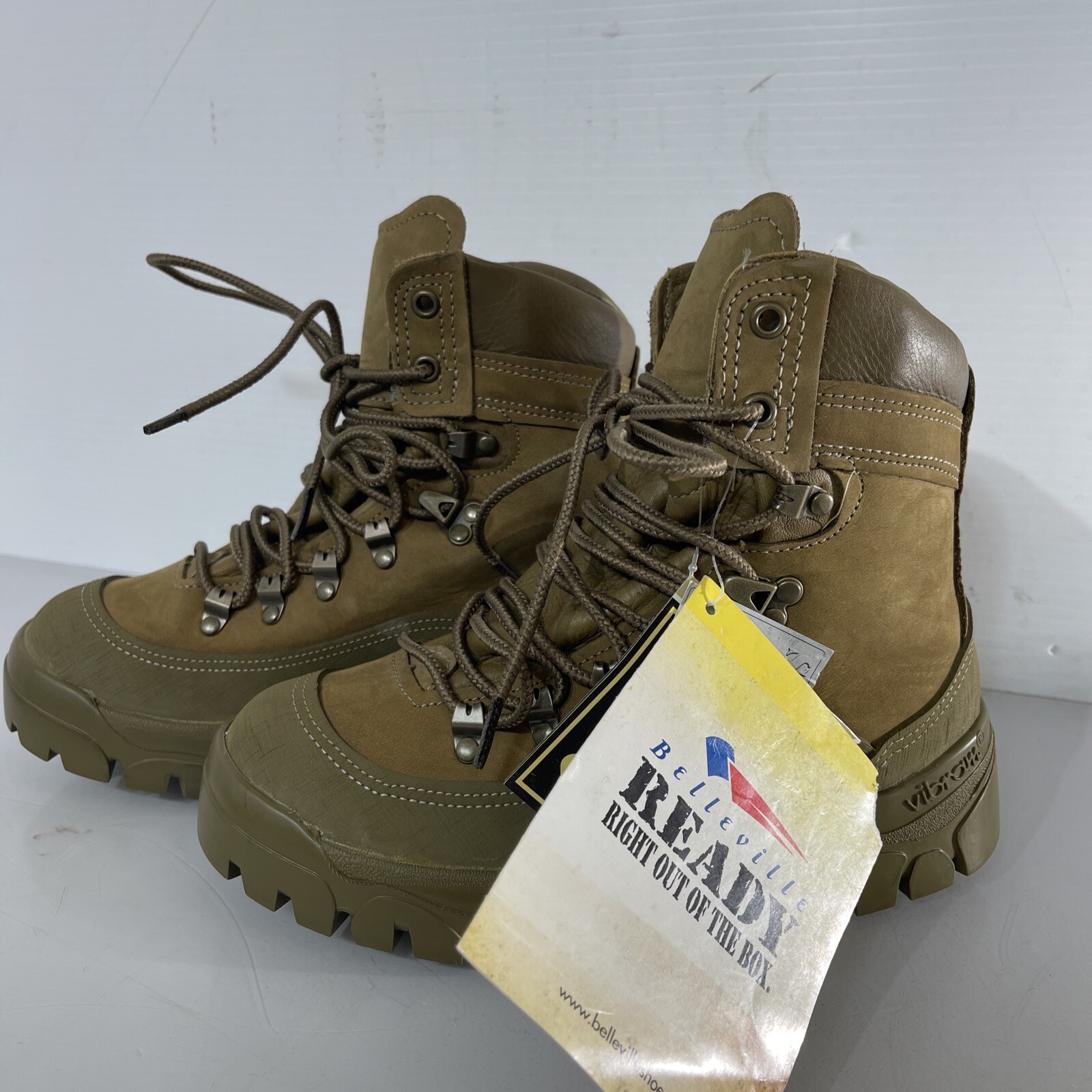 BELLEVILLE 950 MCB GORE-TEX MOUNTAIN COMBAT HIKING BOOTS SZ:3.5w NEW