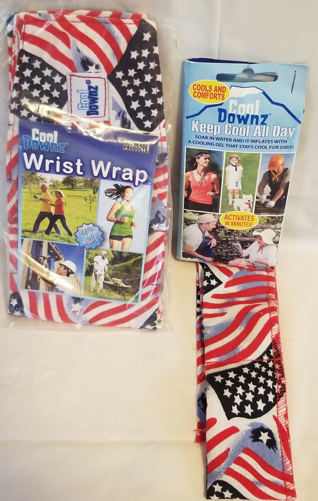 Cool Downz Bandana-Neck or Head Wrap with Wrist Wrap included