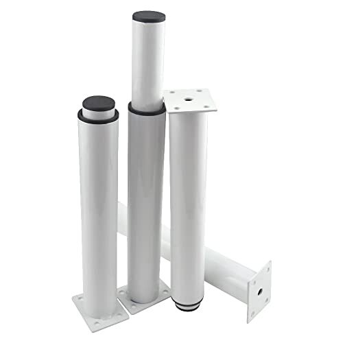 4pack Metal Adjustable Furniture Legs Cabinet Foot Legs Heavy Duty Bed Center Fr