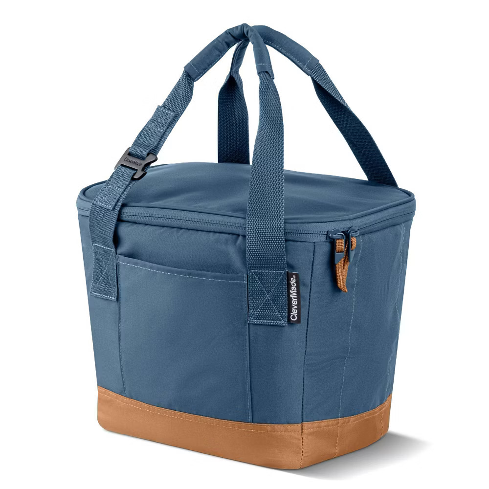 CleverMade Tahoe 18 Cans Collapsible Soft Sided Cooler - Ocean: