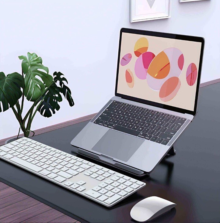 Foldable Adjustable Aluminum Alloy Laptop Stand Portable Notebook Holder