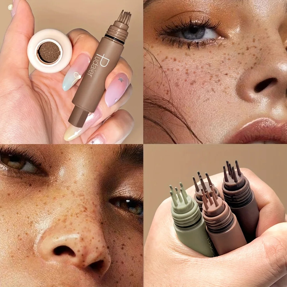 Waterproof Long Lasting Sweatproof Freckle Stamp Makeup Pen Natural Look For