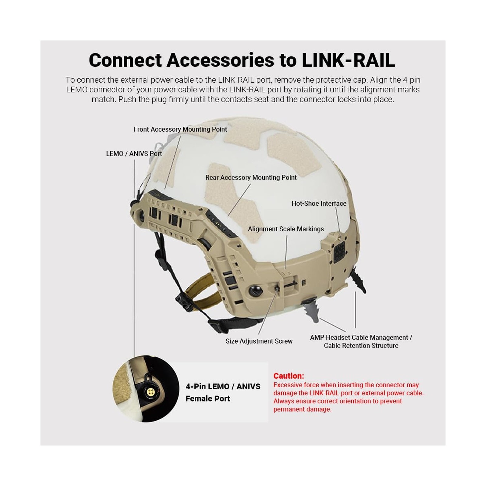 FMATAL GEAR Tactical Helmet Powered & Data ARC Rails Full Kit - Complete Bund...