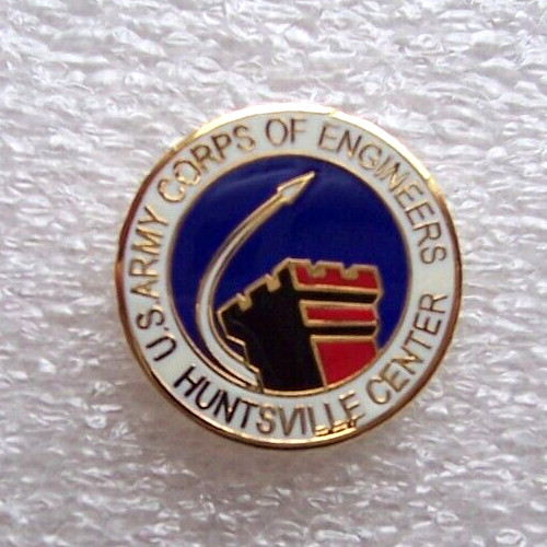 US Army Corps Of Engineers Huntsville Center Pin 5/8" Inch Diameter