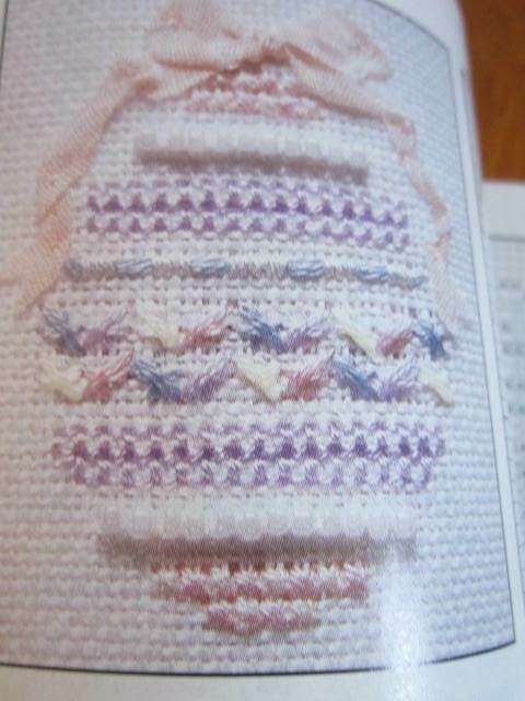 Cross Stitch Pattern Lesa Steele Beaded Pastel Easter Eggs Spring Sampler