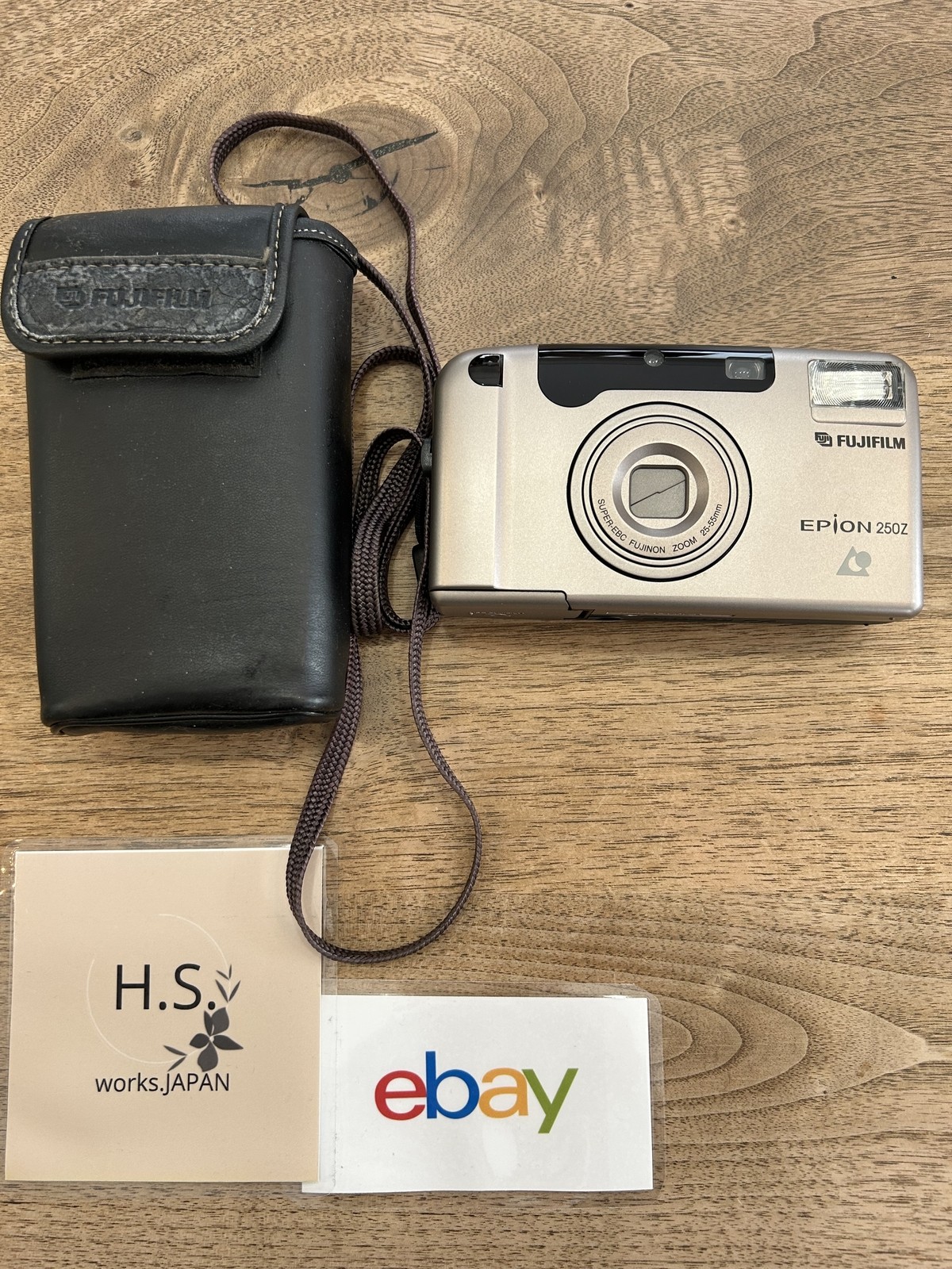 FujiFilm EPiON 250Z Gold Point & Shoot APS Film Camera good condition From Japan