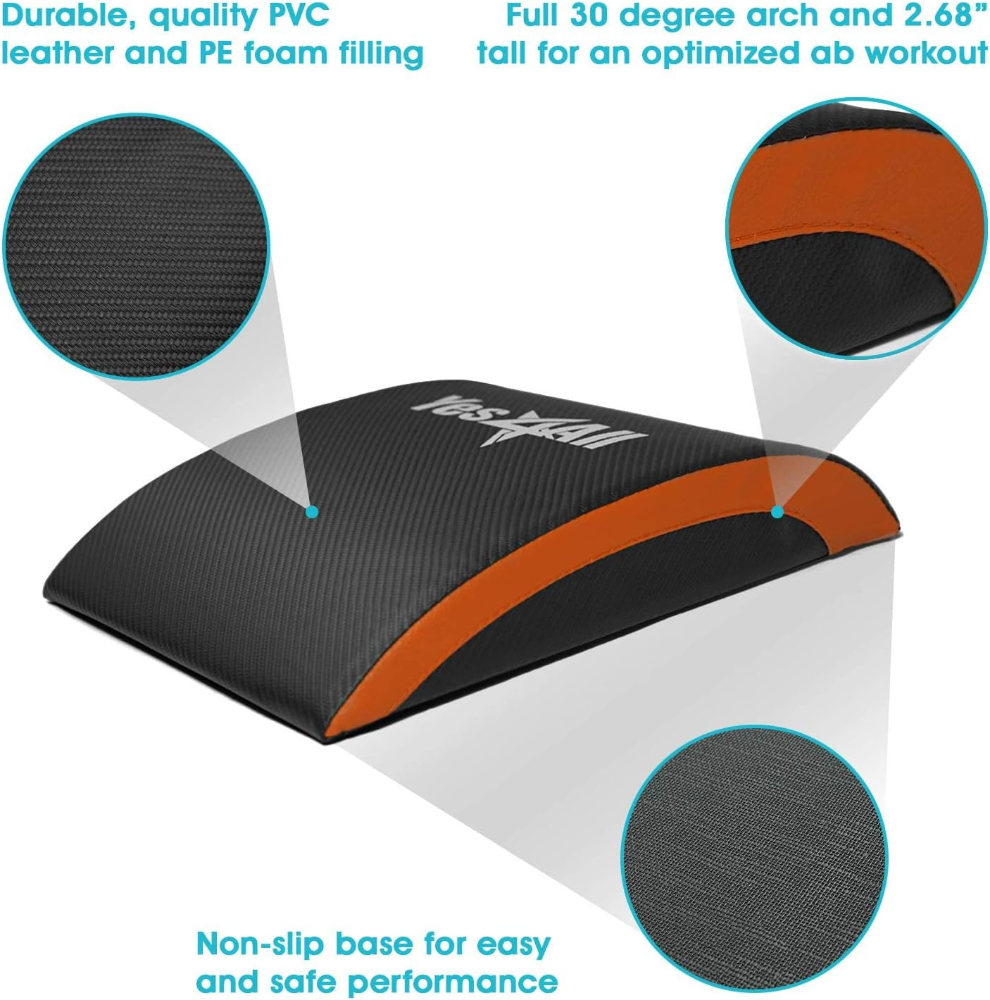 Abdominal Exercise Pads, Foldable Ab Workout Equipment for Home Gym Core Trainin