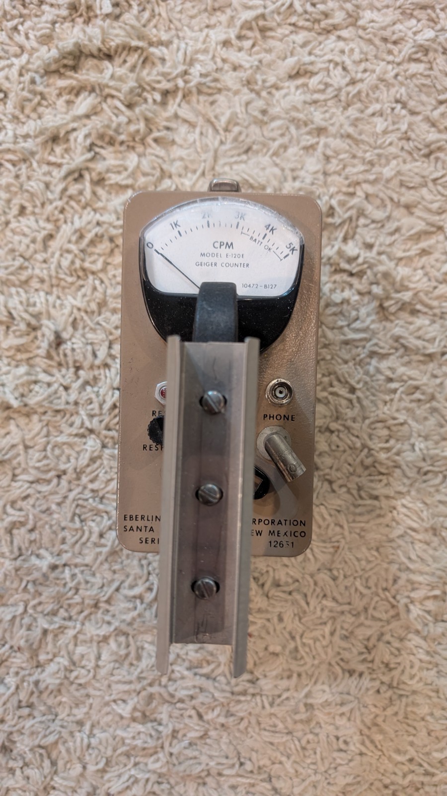 Eberline E-120 GM Survey Meter Tested and Working Guaranteed