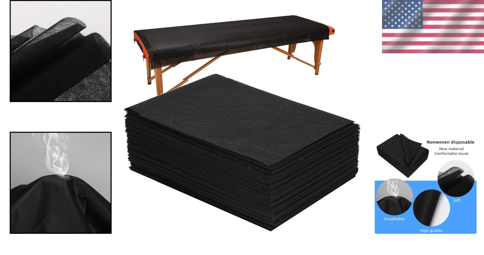 20 PCS Disposable SPA Bed Sheets 31" x 70" - Perfect for Professionals