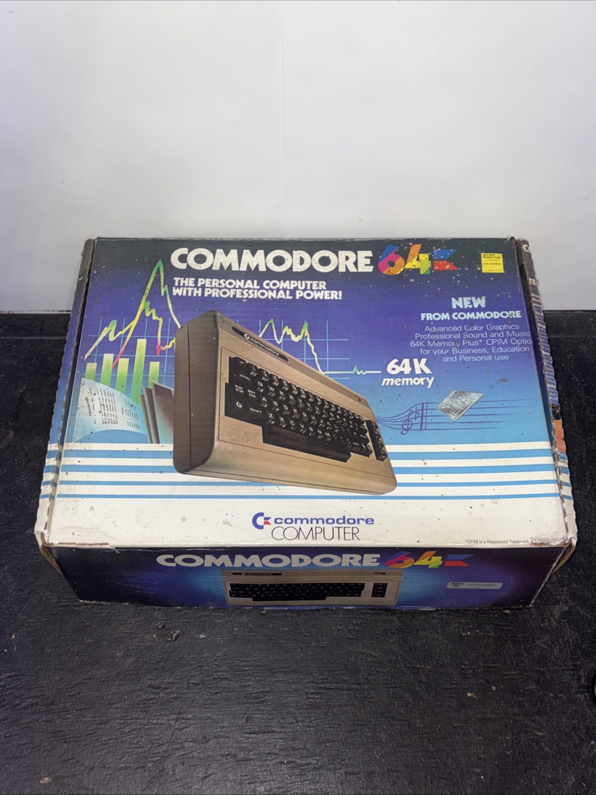 Commodore 64 w. Box Cleaned Tested Working & Guaranteed Vtg Retro Gaming