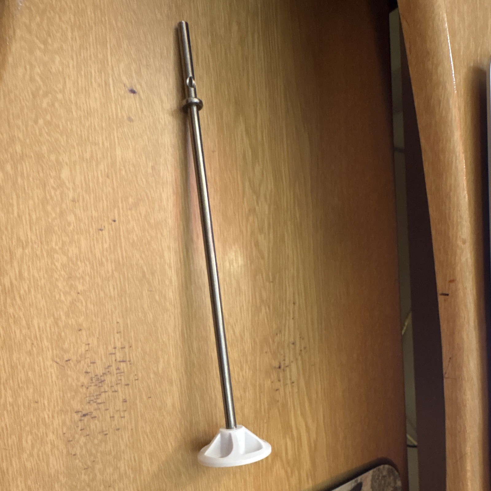 Kitchen Aid Milk Frother Whisk, Stainless Steel Shaft, Silver.