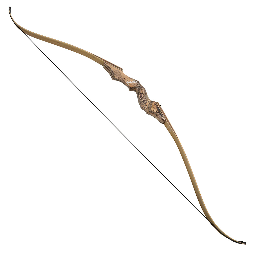 US 60" Takedown Hunting Bow 20-60lbs Recurve Bow Wooden Adult Archery Target RH