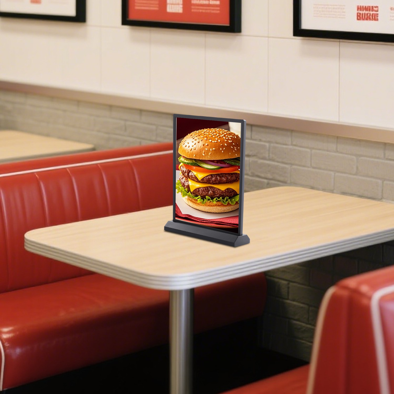Tabletop LED Sign Holder, LED Poster Frame, LED Sign Holder for Restaurants/Bars