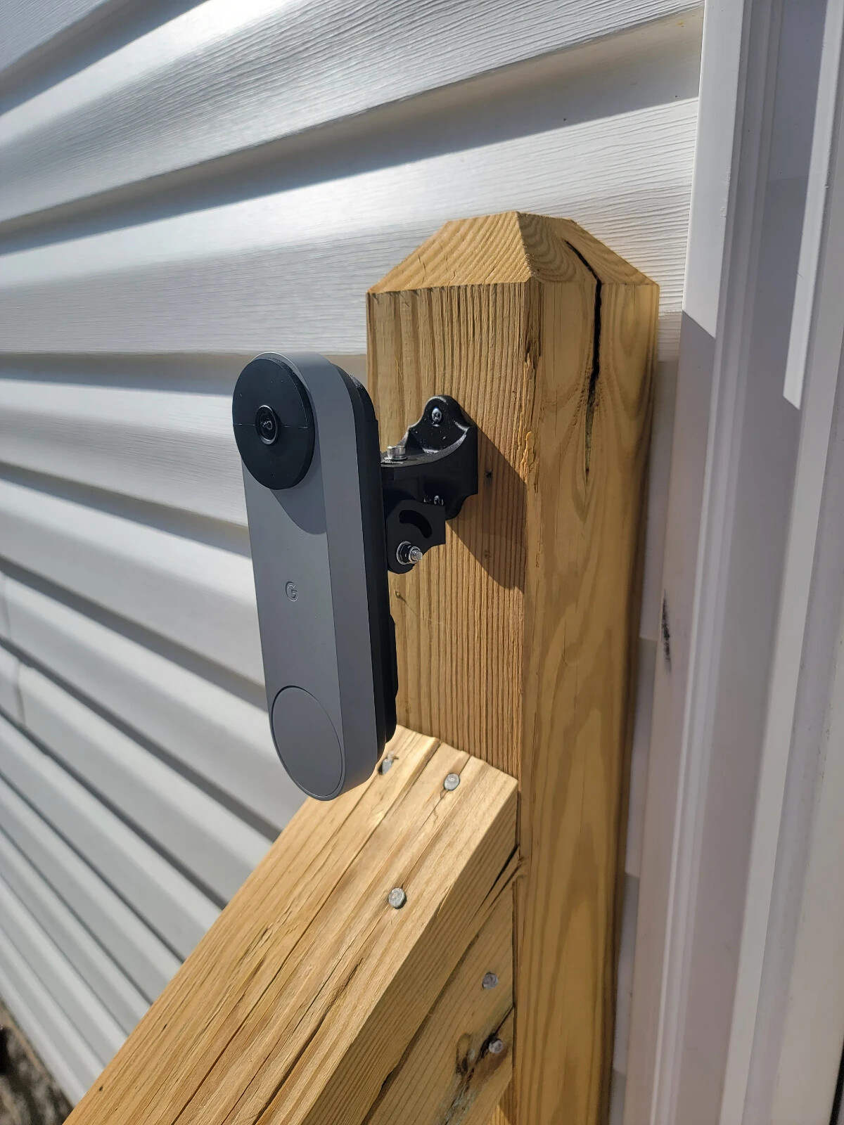 Google Nest Battery Doorbell Camera Adjustable Mount