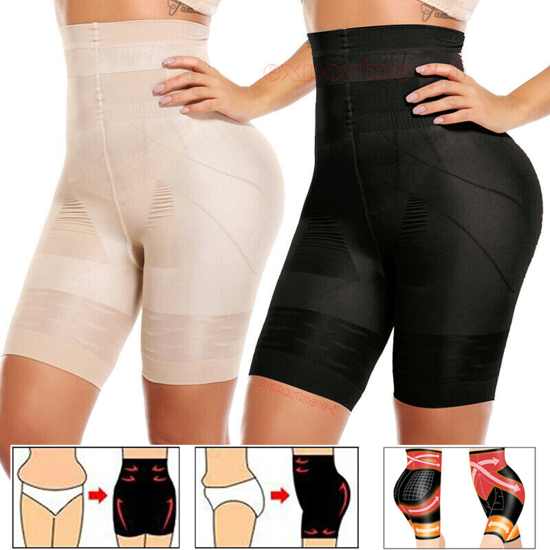 Women Tummy Control Shapewear High Waist Body Shaper Shorts Slimming Panties AM