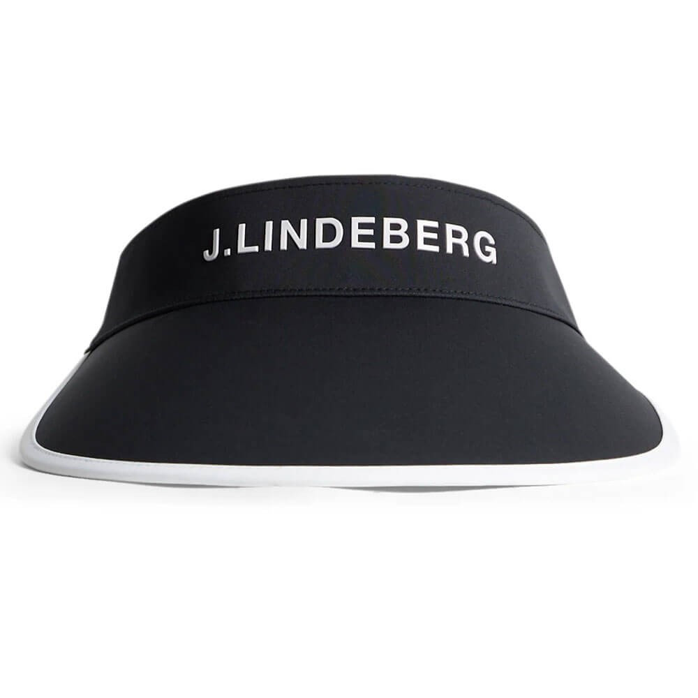 J.Lindeberg Women Alba Big Golf Visor Black - FW25 One Size Fits All NEW