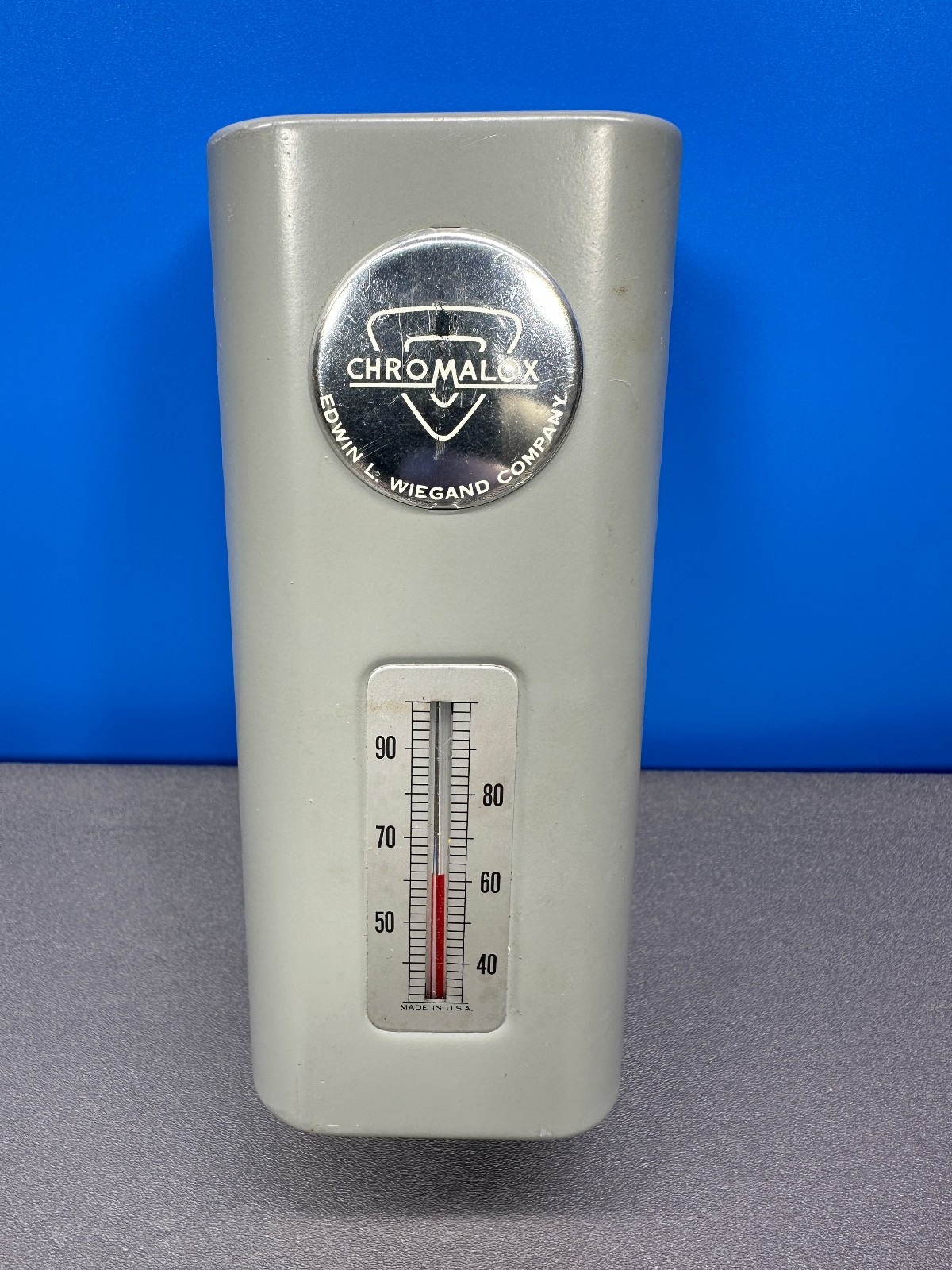 CHROMALOX ROOM THERMOSTAT WR80 WR-80 TEMPERATURE TEMP CONTROL WIEGAND VINTAGE