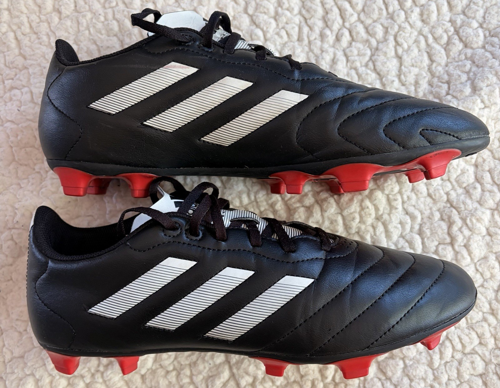 Adidas Black Soccer Cleats size 9 1/2