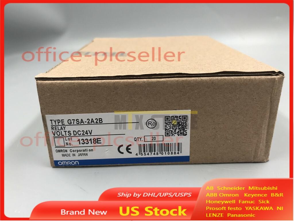 1pcs New Omron G7SA-2A2B G7SA2A2B safety relay  US Free TAX