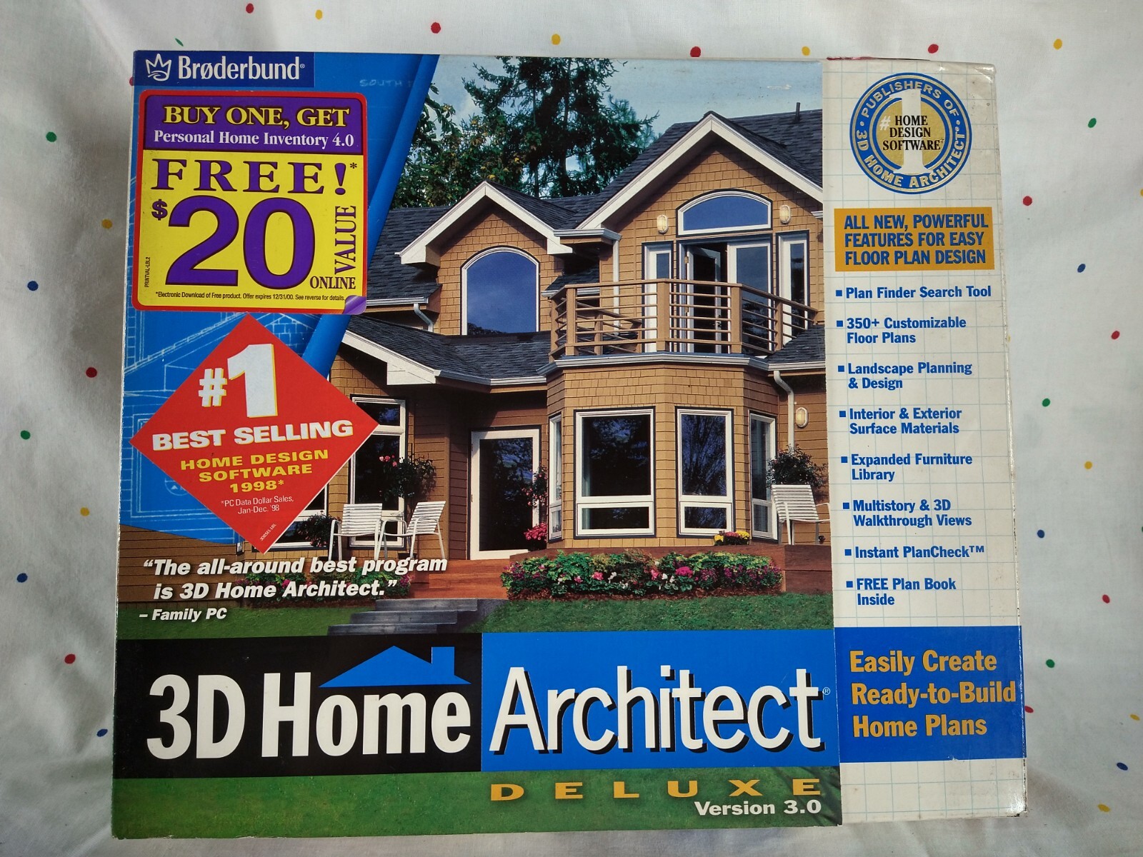 Lot (4) Boxed Vintage PC Software Home Garden Design & Publishing