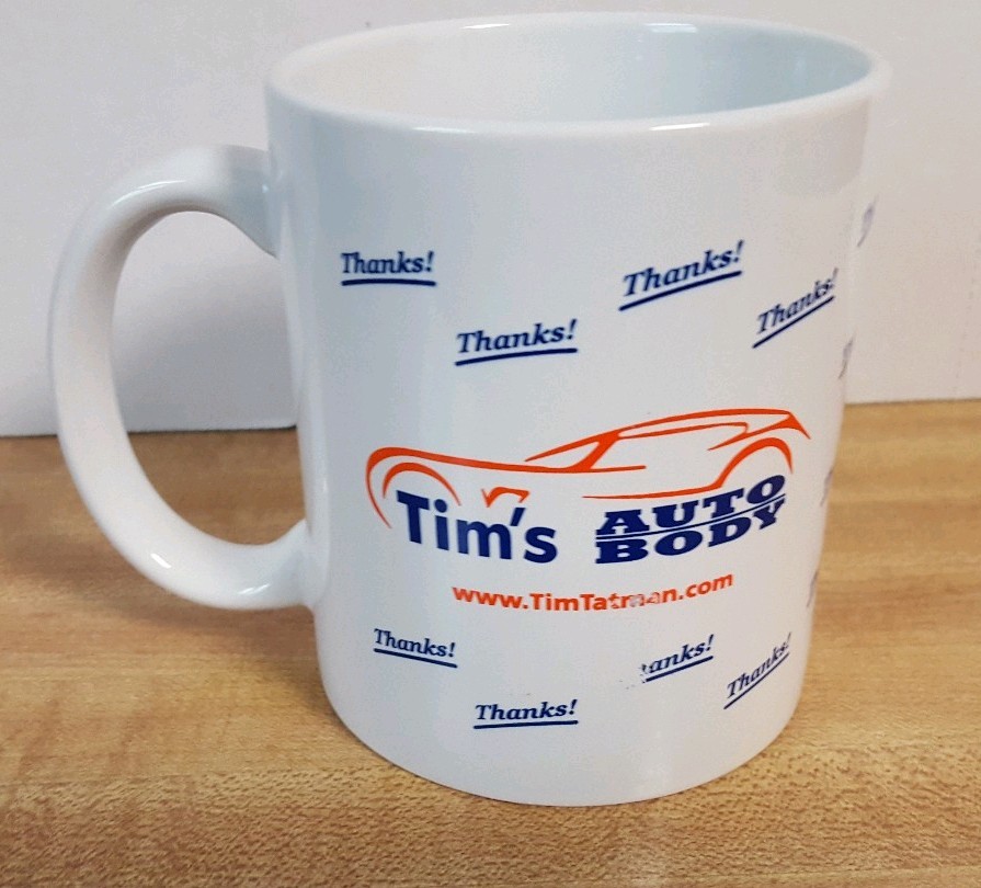 New Ceramic Jim's Auto Body Coffee Mug